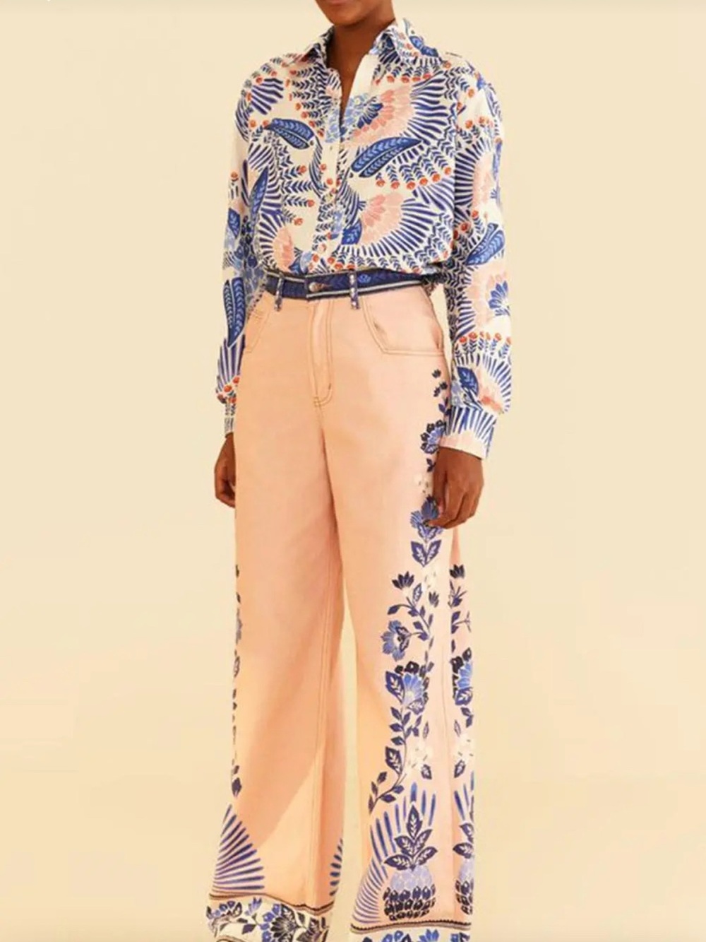 FARM Rio Tucano Em Flor Botanical Button-Down Shirt - Picture 5 of 5